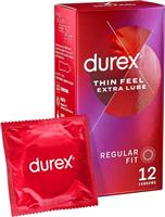 Durex Thin Intimate Feel Extra Lube Latex Condoms x 12