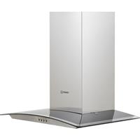 Indesit IHGC6.5LMX Built In 60cm 3 Speeds Chimney Cooker Hood Stainless Steel D