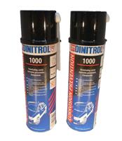 2 x DINITROL 1000 Clear Cavity Wax Spray Aerosol 500ml Can Rust Proofing Prevent