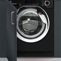 Hoover HBDS485D1ACBE Built In Washer Dryer 8Kg 1400 rpm Black E Rated