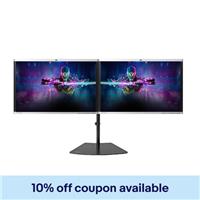 DUAL HP PC Monitor Bundle 48" 2 x 24"