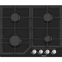 Hisense GG643B Built In 60cm 4 Burners Black Gas Hob