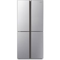 Fridgemaster MQ79394ES 79cm Frost Free American Fridge Freezer Silver E Rated