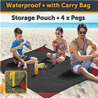 Outdoor Pocket Picnic Blanket Waterproof Beach Mat Camping Travel Sand Free Rug