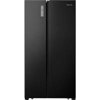 Fridgemaster MS91520EB 91cm Frost Free American Fridge Freezer Black E Rated