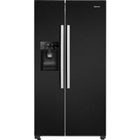 Hisense RS694N4IBE 91cm Frost Free American Fridge Freezer Black E Rated