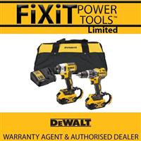 DeWalt DCK266P2LR Brushless DCD796 DCF887 Impact Driver + 2 x 5.0Ah Batteries RW