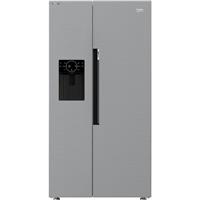 Beko ASP352VPX HarvestFresh 91cm Frost Free American Fridge Freezer Brushed