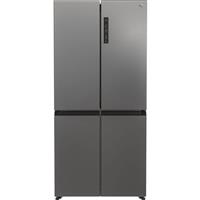 Hoover HHCR3818ENPL 83cm Frost Free American Fridge Freezer Inox E Rated