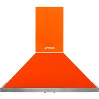 Smeg KPF9OR Built In 90cm 3 Speeds Chimney Cooker Hood Orange A+ Rated