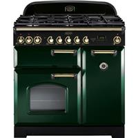 Rangemaster CDL90DFFRG/B Classic Deluxe 90cm Dual Fuel Range Cooker 5 Burners