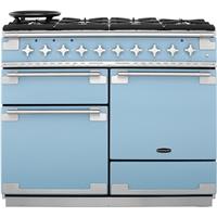 Rangemaster ELS110DFFCA Elise 109cm Dual Fuel Range Cooker 6 Burners China Blue