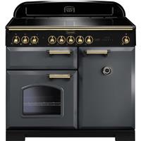 Rangemaster CDL100EISL/B Classic Deluxe 99cm Electric Range Cooker 5 Burners