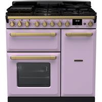 Rangemaster ESDL90DFPHTH/AB1 Estel Deluxe 90cm Dual Fuel Range Cooker 5 Burners