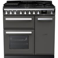 Rangemaster ESDL90DFPSLT/CM1 Estel Deluxe 90cm Dual Fuel Range Cooker 5 Burners