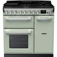 Rangemaster ESDL90DFPMNT/CM1 Estel Deluxe 90cm Dual Fuel Range Cooker 5 Burners