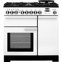 Rangemaster PDL90DFFWH/C Professional Deluxe 90cm Dual Fuel Range Cooker 5