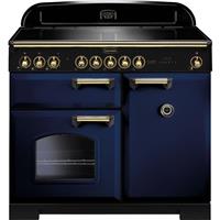Rangemaster CDL100EIRB/B Classic Deluxe 99cm Electric Range Cooker 5 Burners