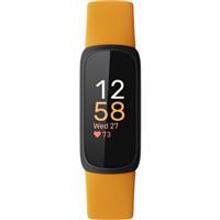Fitbit CMS FB424BKYW Fitness Tracker Black/Morning Glow case size