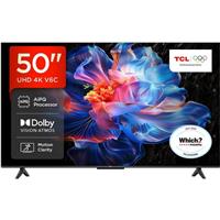 TCL 50V6C-UK 50 Inch LED 4K Ultra HD Smart TV Bluetooth WiFi