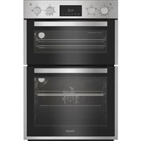 Hotpoint DIH 12D IX Built In 59cm Electric Double Oven Stainless Steel A/A