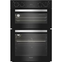 Hotpoint DIH 82G B Built In 59cm Electric Double Oven Black A/A