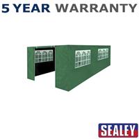 Sealey Dellonda Premium Walls/Doors/Windows for Gazebo Fits 3 x 6m Green DG156