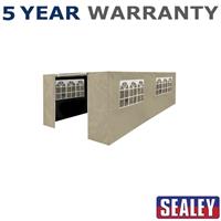 Sealey Dellonda Premium Walls/Doors/Windows for Gazebo Fits 3 x 6m Beige DG154