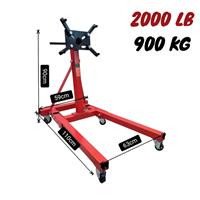 Folding Engine Gearbox Support Stand 900kg 2000LB Heavy Duty Swivel Transmission