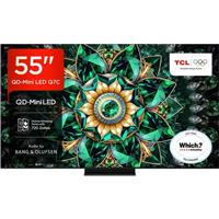 TCL 55Q7C-UK 55 Inch MiniLED 4K Ultra HD Smart TV Bluetooth WiFi