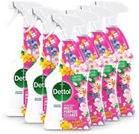 Dettol Flower Power Multipurpose Spray Peony & Rose - Expired Stock! - 750ml 6pk