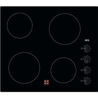 AEG HK614000CB 59cm 4 Burners Ceramic Hob Black
