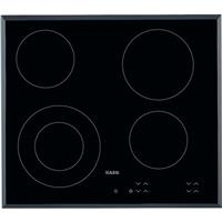 AEG HK624010FB Competence 59cm 4 Burners Ceramic Hob Touch Control Black