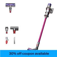 Dyson V10 Extra Cordless Vacuum (Iron / Fuchsia) - Renewed