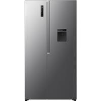 Fridgemaster MS91558DES 91cm Frost Free American Fridge Freezer Silver E Rated