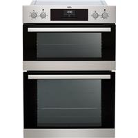AEG DEB331010M AEG Built In 59cm Electric Double Oven Stainless Steel A/A