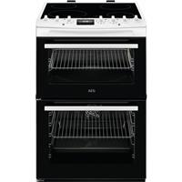 AEG CCX6740ACW 6000 SteamBake 60cm Free Standing Electric Cooker with Ceramic