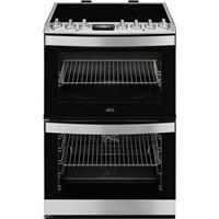 AEG CIB6743ACM 6000 SteamBake 60cm Free Standing Electric Cooker with Zone