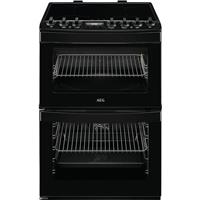 AEG CIB6743ACB 6000 SteamBake 60cm Free Standing Electric Cooker with Zone