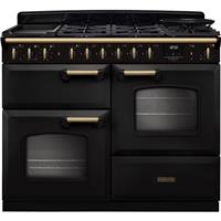 Rangemaster CLDLO110DFPCBL/AB1 Classic Deluxe 110 109cm Dual Fuel Range Cooker