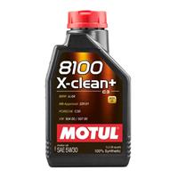 MOTUL 106376 8100 X-CLEAN + 5W-30 Synthetic Technology Engine Oil - 1 Litre