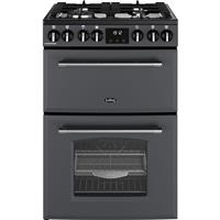 Belling 444411812 Free Standing Dual Fuel Cooker with Gas Hob 60cm Anthracite A