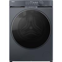 Haier HWD100B14387PGUK Free Standing Washer Dryer 10Kg 1400 rpm Graphite D