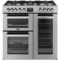 Belling 444411794 CookCentre 90DF 90cm Dual Fuel Range Cooker 5 Burners