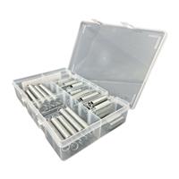 Assorted Box of Expansion Springs Extension Tension Spring Set Taught (7 Sizes)