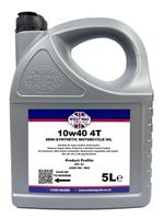 10W40 Super 4T Semi Synthetic Motorcycle 4 Stroke Engine Oil 5 LTR - 5 Litres