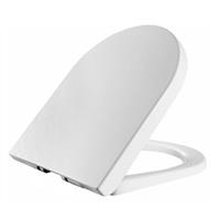 *SALE* D Shape Toilet Seat White Top Fixing & Soft Slow Closing Anti Slam Hinges