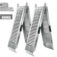 2pc Foldable Loading Ramps For Golf Buggy / Motor Bike / Quad / Scooter - 400Kg