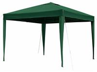 Home 3m x 3m Pop up Garden Gazebo - Green | Outdoor Canopy Tent for Patio Events