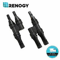 Renogy Y Branch Connectors Solar Panel Parallel 1 Pair Adapter Cable MMF FFM